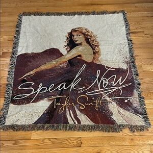 Taylor Swift Speak Now Tapestry Blanket